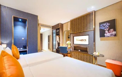 Deluxe không cửa sổ - Miễn phí minibar và trà chiều — Winsuites Saigon Hotel - Complimentary Afternoon Tea & Refreshments